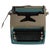 Consul Typewriter in Two-Tone Cream and Aqua, Czechoslovakia, 1960s For Sale - Image 13 of 13