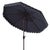 2020s Elegant Valance 9Ft Double Top Umbrella, Navy With White Trim For Sale - Image 5 of 6