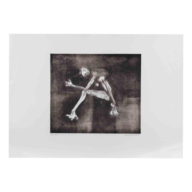 Marino Haupt, Composition, 1980s, Etching For Sale