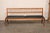 Mid 20th Century Yale Burge Spindle-Back Bench W/ Black Seat For Sale - Image 13 of 13