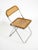 Plia Folding Chair with Vienna Cane by Giancarlo Piretti for Castelli, 1970s For Sale - Image 4 of 18