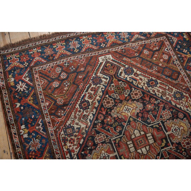Vintage Kamseh Square Rug - 4'11" X 6' For Sale In New York - Image 6 of 12
