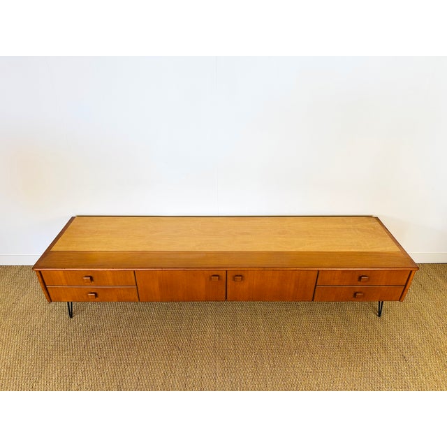 Scandinavian Teak Sideboard, 1960s For Sale - Image 4 of 18