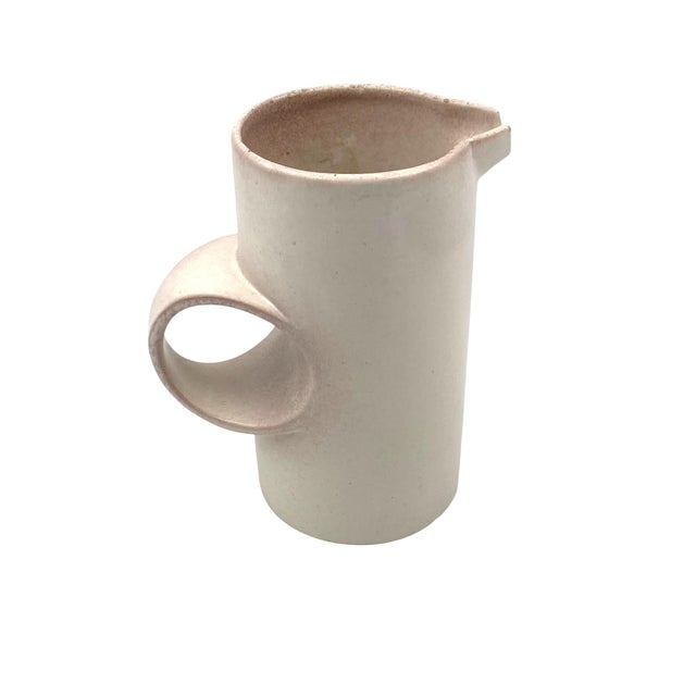 Modern Italian White Ceramic Vase, 1980s For Sale - Image 13 of 18