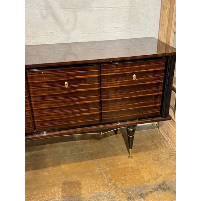 French Mid Century Macassar Sideboard For Sale - Image 13 of 14