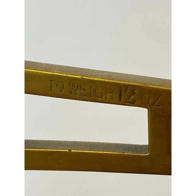 Late 19th Century Pike and Elliman English Brass Scale For Sale - Image 5 of 11