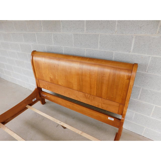 Brown Ethan Allen Legacy Collection Queen Size Sleigh Bed 13-56405 Finish 213 For Sale - Image 8 of 17