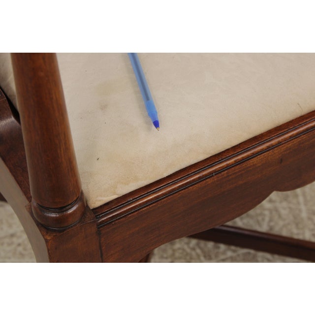 Hickory Chair Company Chippendale Mahogany Corner Chair For Sale - Image 10 of 15