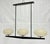 Metal Marian Jamieson "Spyglass" Chandelier Antique Brass Shell White Glass For Sale - Image 7 of 18