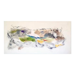 Large Modern Abstract Expressionist Painting Titled "Murmuration" Large Nature Inspired by Michele Zuzalek For Sale