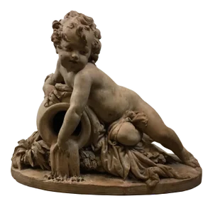 Albert-Ernest Carrier-Belleuse Terracotta Putti 19th C