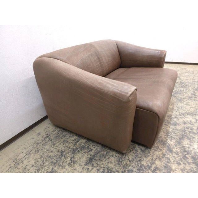 Set of DS 47 2-Seater Sofas in Brown Leather from de Sede For Sale - Image 6 of 15