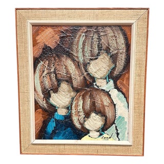 Erik Lund, Trio, 1950s, Oil on Canvas, Framed For Sale