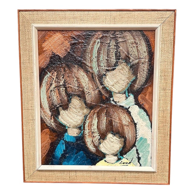 Erik Lund, Trio, 1950s, Oil on Canvas, Framed For Sale