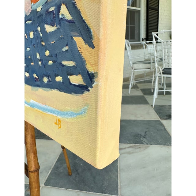 "Seats in the Sand" 2025 Original Oil Painting For Sale - Image 4 of 6