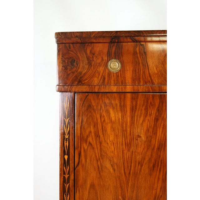Wood Classicist Secretary in Walnut, 1800s For Sale - Image 7 of 18
