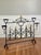 Large French Wrought Iron Chateau Landier Fireplace Screen, 1890s For Sale - Image 4 of 18