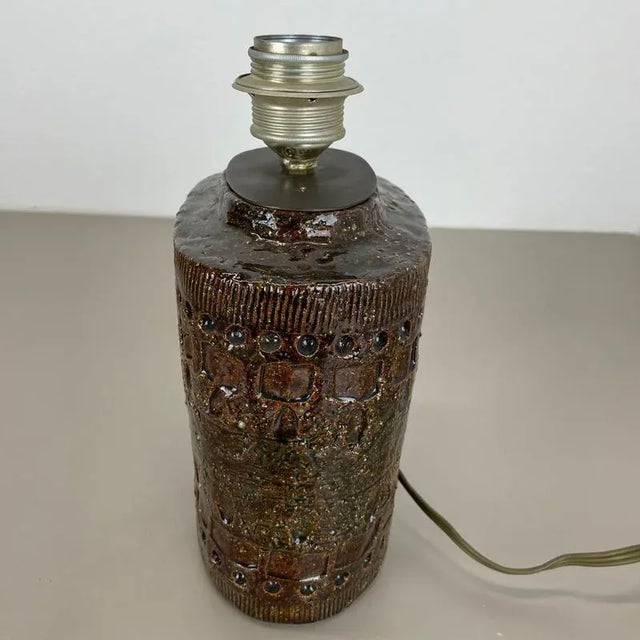 Large Ceramic Table Light attributed to Bitossi, 1970s For Sale - Image 15 of 18