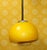 Pendulum Pendant Lamp in Yellow Plastic, 1970s For Sale - Image 3 of 13