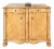 Transitional Two Door Maple Serpentine Front Cabinet For Sale