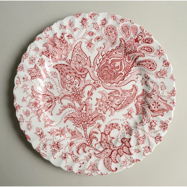Vintage Mixed Pink Transferware Dinner Plates Set of 8 Chairish