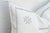 Pair of Frost White Lumbar Moroccan Silk Pillows For Sale - Image 4 of 8