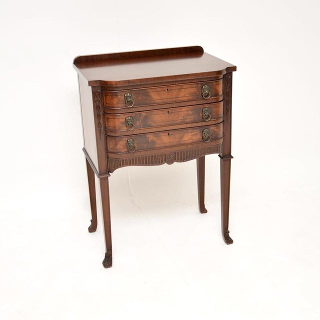 Antique Sheraton Style Server Side Table, 1930s For Sale - Image 10 of 10