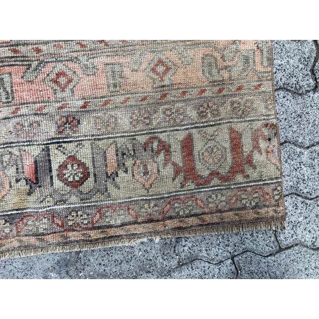 1960s Burnt Orange Hallway Runner Rug For Sale - Image 9 of 11