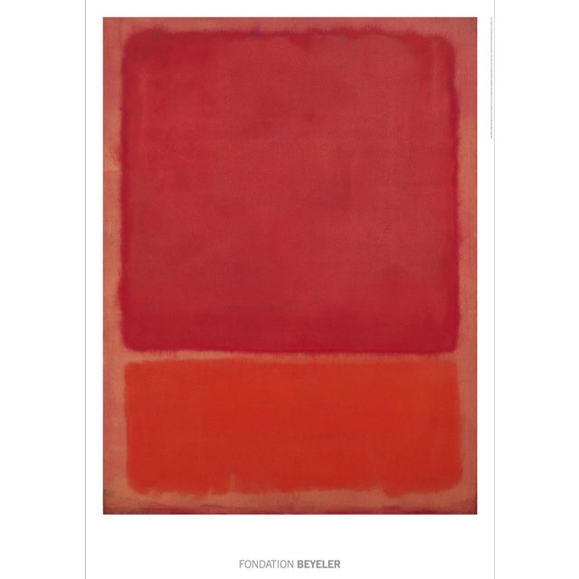 Mark Rothko Untitled Red on Orange Official Exhibition Poster Publisher: Guggenheim Museum (Venice - Italy) Dimensions:...