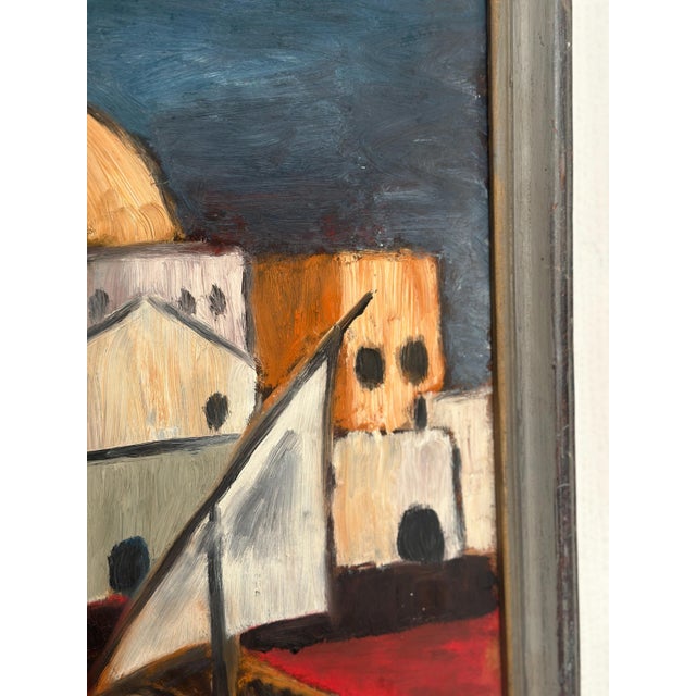 Malte Nyberg Tolf, Southern Motif, 1960s, Oil on Panel, Framed For Sale - Image 9 of 14