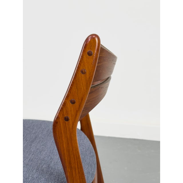 Danish Teak Dining Chairs by Erik Buch for Chr. Christensens Møbelfabrik, 1960s, Set of 6 For Sale - Image 14 of 18
