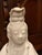 Mid 20th Century Vintage Blanc De Chine Style Porcelain Guanyin Figural Table Lamp With Brass Base For Sale - Image 5 of 15