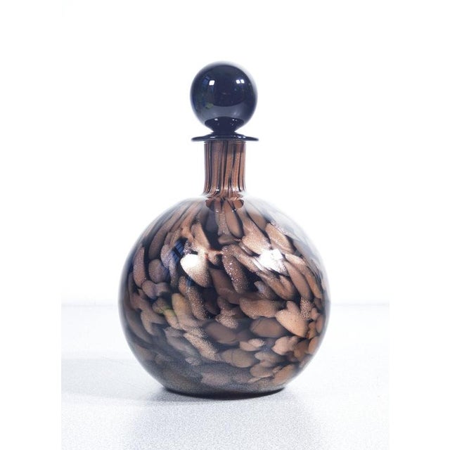 Blown Glass Bottles by Carlo Moretti, Set of 2 For Sale - Image 9 of 18