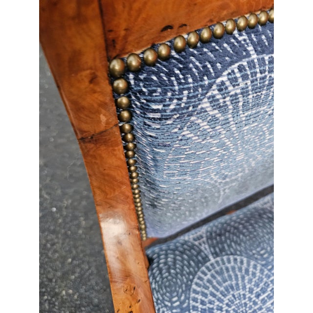 Antique Burl Biedermeier Armchairs - a Pair For Sale - Image 12 of 12