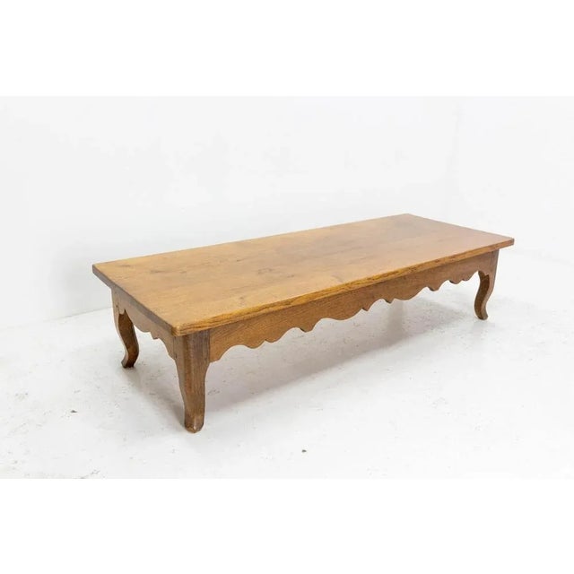 Large Oak Coffee Table, 1970s For Sale - Image 4 of 11