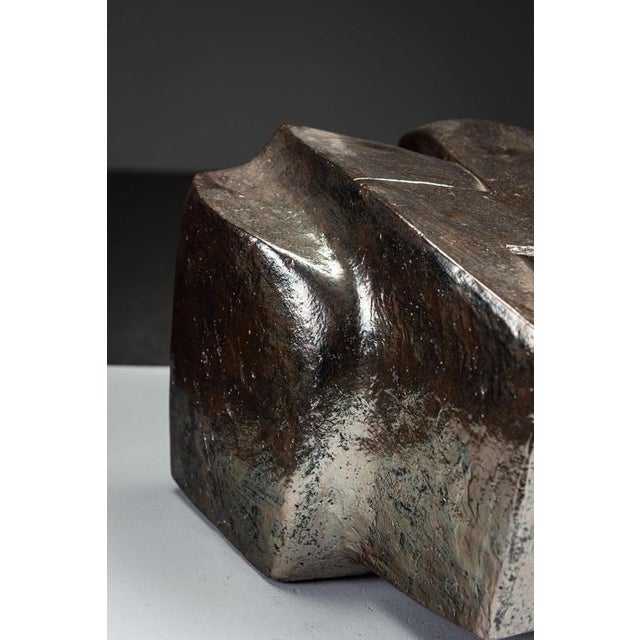 Abstract Sculpture by Cor Dam. period: 1975-1990 origin: The Netherlands dimensions (cm): h23 x w34 x d25 cm dimensions...