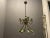 Italian Bronze Chandelier from Stilnovo, 1950s For Sale - Image 3 of 10
