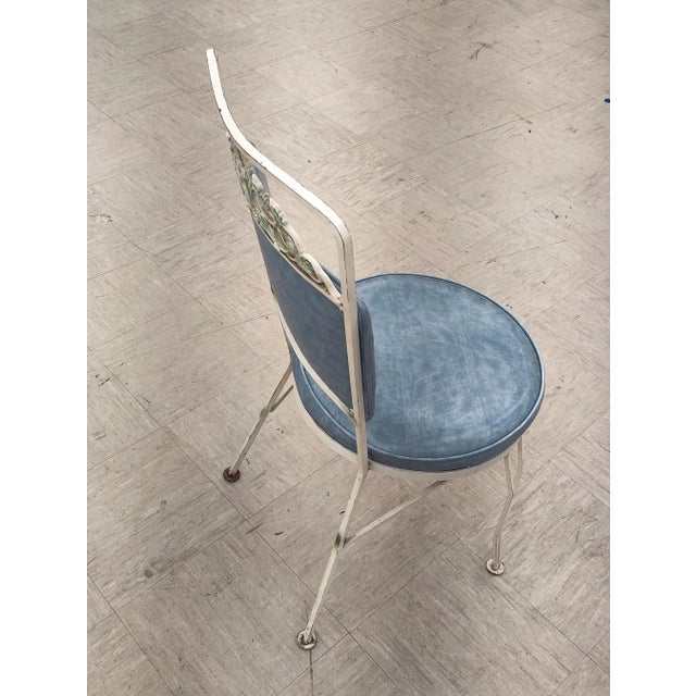 Mid-Century Modern Antarenni Iron Chairs - Set of 4 For Sale - Image 4 of 8