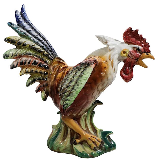 Ceramic Rooster Made in Italy For Sale In New York - Image 6 of 10