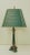 Large Empire Table Lamp in Green and Dark Gold, 1970s For Sale - Image 12 of 13