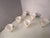 1950s Wall Lamps in Brass and Canne Torte Murano Glass from Manifattura Di Murano, Set of 2 For Sale - Image 5 of 9