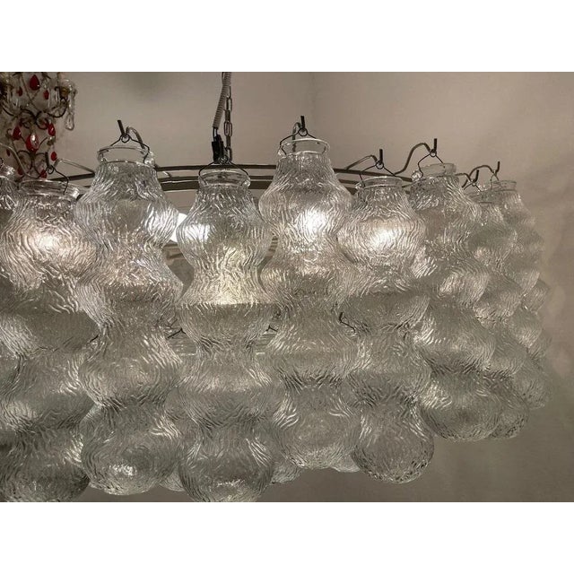 Large Bubble Chandelier in Murano Glass, 1980s For Sale - Image 10 of 13