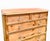 Handsome scrubbed pine chest of drawers in a two over three configuration. Dowel construction, dovetailed drawers with...