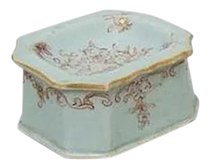 18th Century Chinese Export Porcelain Salt Cellar Trencher