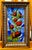 Original Framed Watercolor Religious Painting “Stained Glass Pomegranates” For Sale - Image 10 of 12