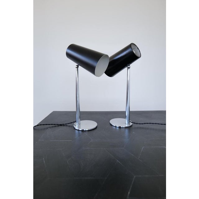 Mid-Century Modern Danish Table Lamps, 1950s, Set of 2 For Sale - Image 10 of 18