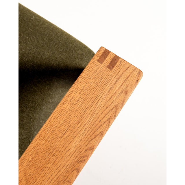 Wood Medestolen Lounge Chairs by Børge Mogensen for Fredericia, 1956, Set of 2 For Sale - Image 7 of 15