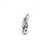 Mid 20th Century Mid 20th Century 14k Yellow Gold Diamond Purse Charm Pendant  Open Handbag Design For Sale - Image 5 of 9