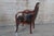 Late 20th Century Henredon Mahogany Distressed Leather French Empire Regency Club Lounge Armchair For Sale - Image 10 of 12