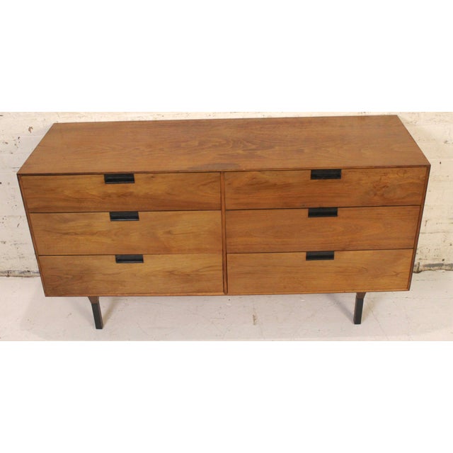 Directional Mid-Century Walnut Dresser Designed by Milo Baughman for Directional Furniture, Attributed For Sale - Image 4 of 15